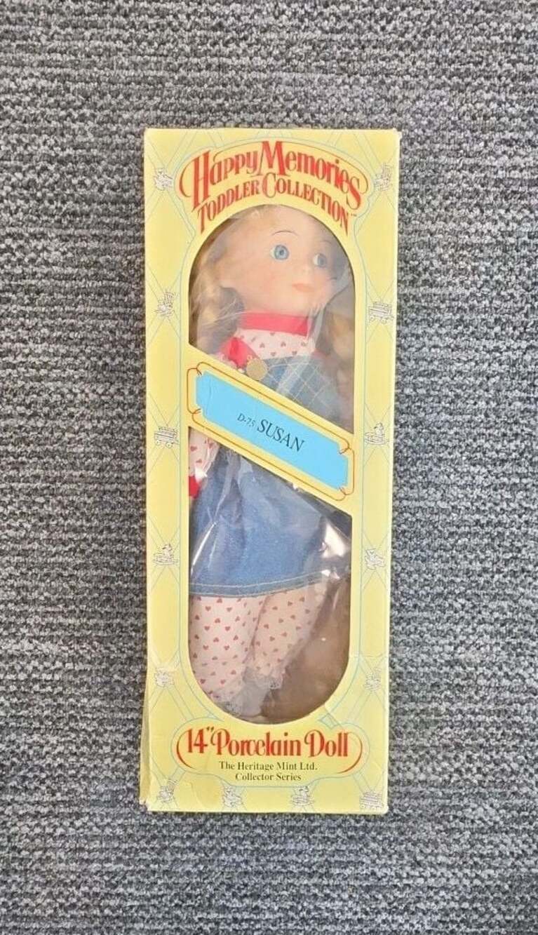 Happy Memories Toddler Collection D-75 Susan 14" Porcelain Doll Heritage MT Ltd